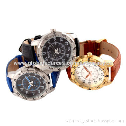 Brand Watch with Comfortable Leather Band